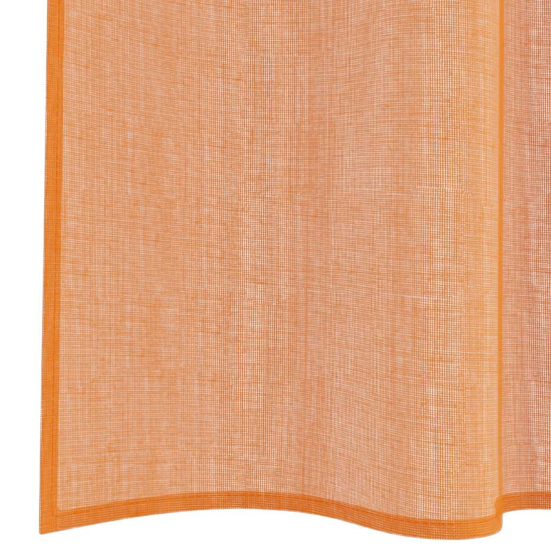 Voile Vorhänge mit Schlaufen 2 Stk. Terrakottarot 140x260 cm