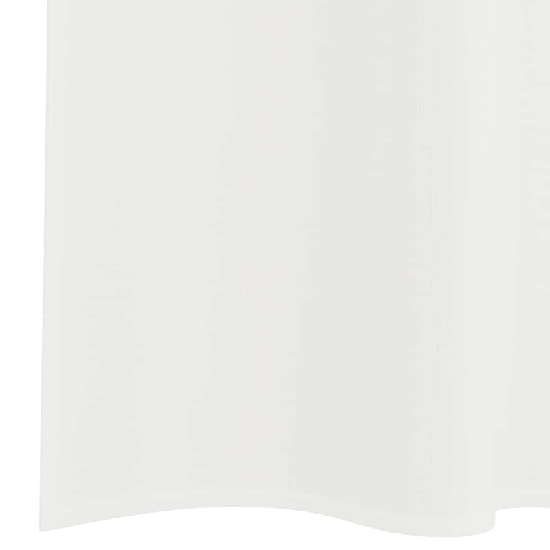 Voile Vorhänge mit Schlaufen 2 Stk. Weiß 140x245 cm