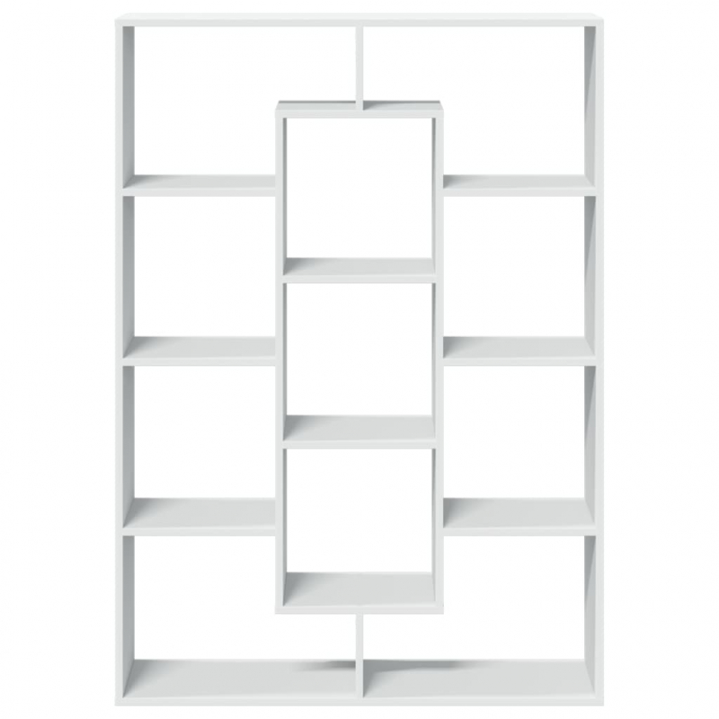 Bücherregal Weiß 102x29x143 cm Holzwerkstoff