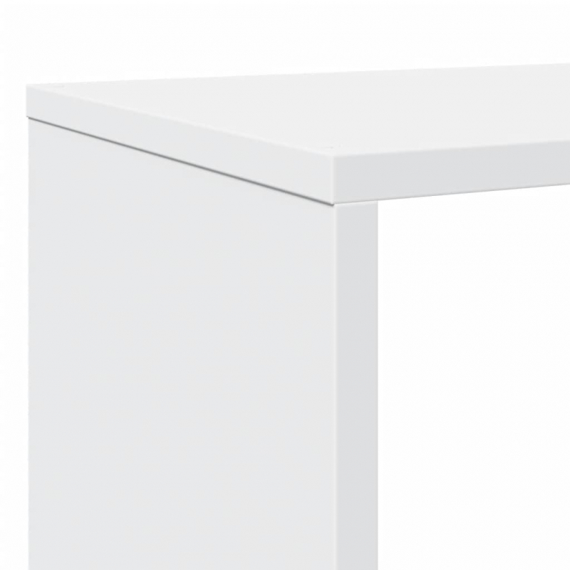 Bücherregal Weiß 102x29x143 cm Holzwerkstoff