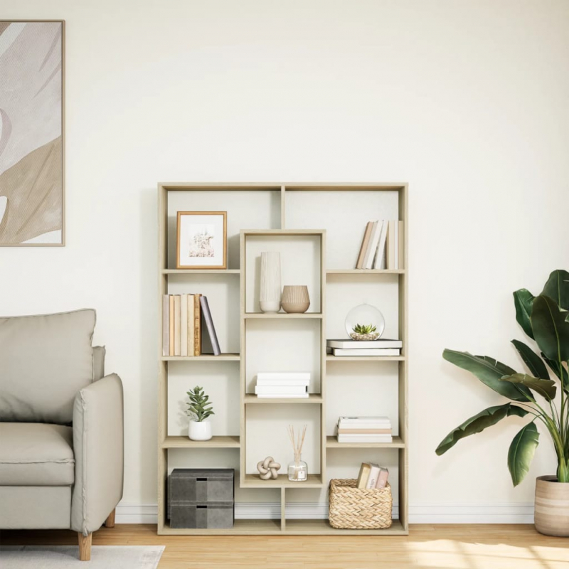 Bücherregal Sonoma-Eiche 102x29x143 cm Holzwerkstoff
