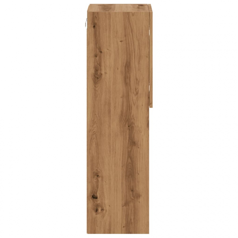 TV-Schrank mit LED-Leuchten Artisan-Eiche 30,5x30x102 cm