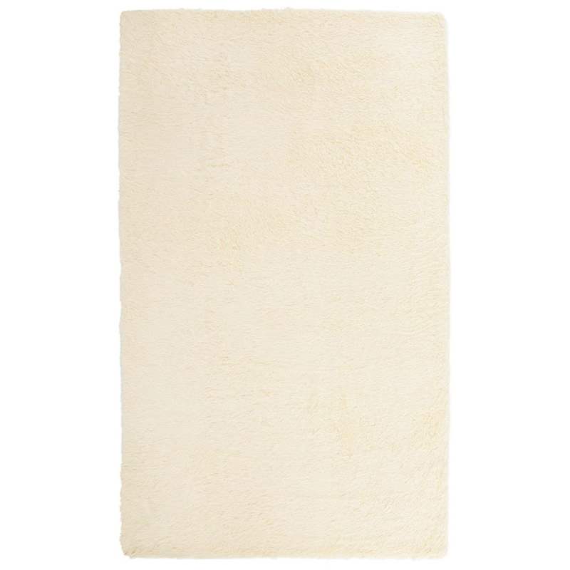 Teppich Shaggy Hochflor NAVARRA Creme 60x100 cm Polyester