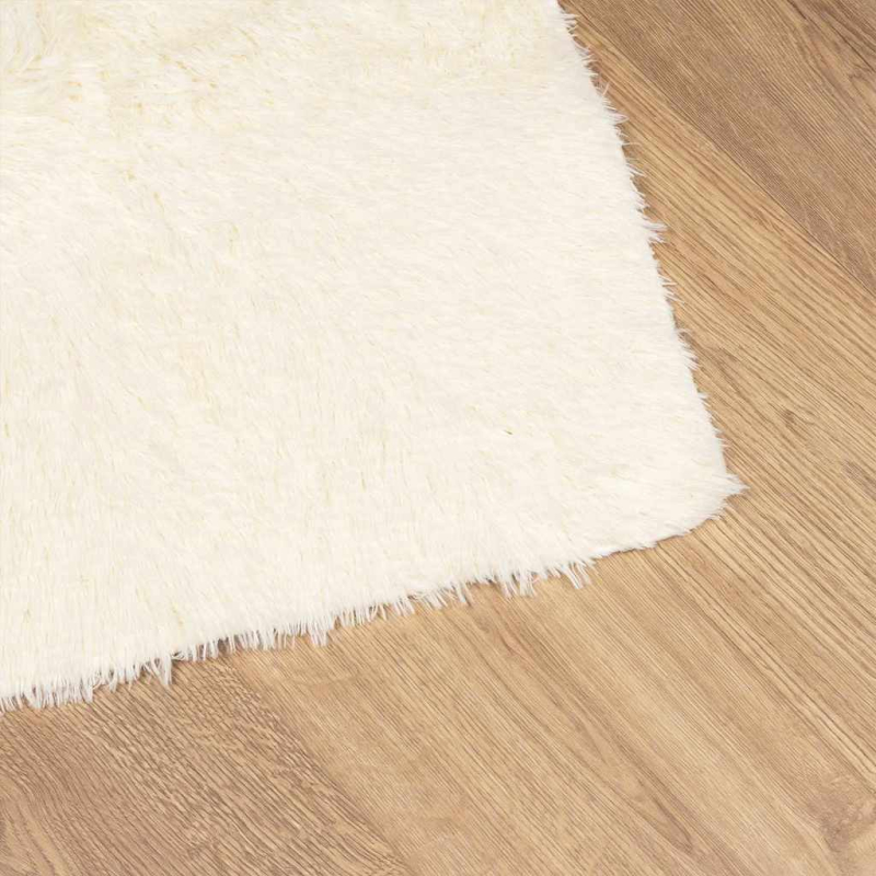 Teppich Shaggy Hochflor NAVARRA Creme 60x100 cm Polyester