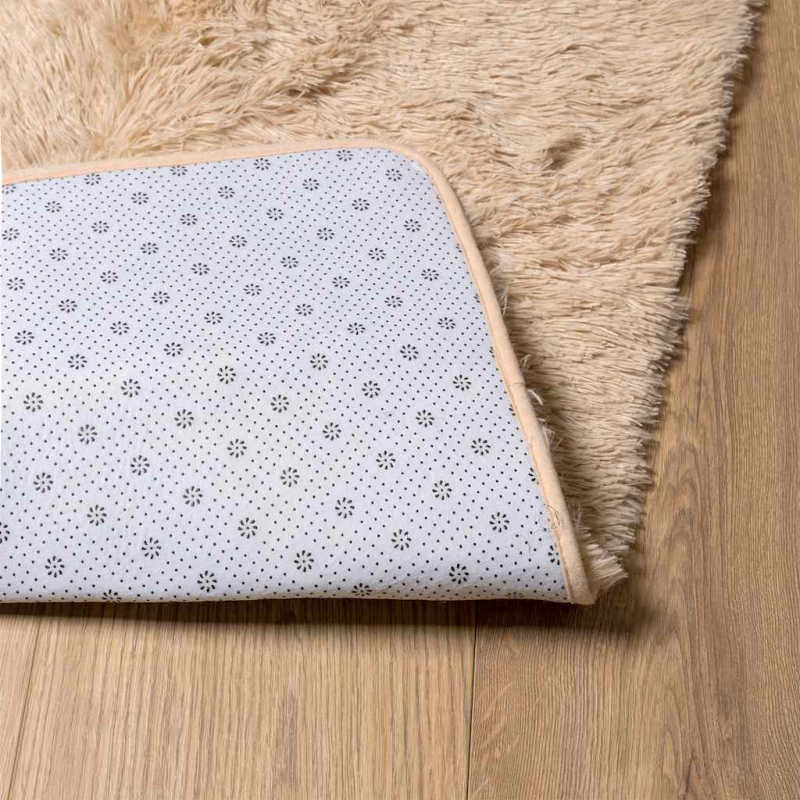 Teppich Shaggy Hochflor NAVARRA Beige 120x170 cm Polyester