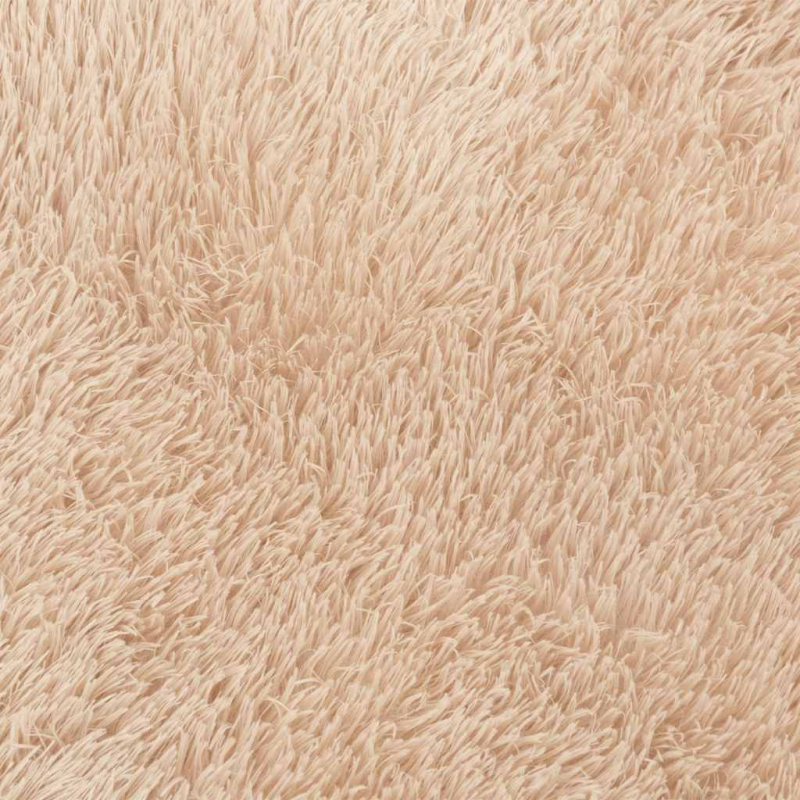 Teppich Shaggy Hochflor NAVARRA Beige 120x170 cm Polyester