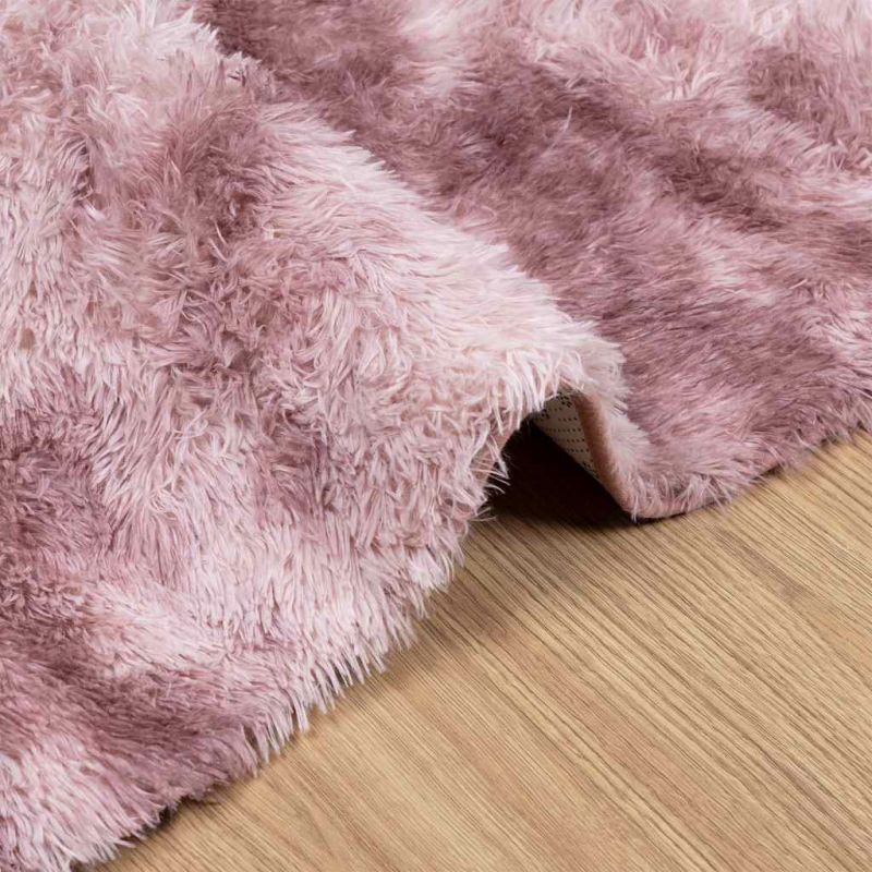 Teppich Shaggy Hochflor NAVARRA Altrosa 120x170 cm Polyester