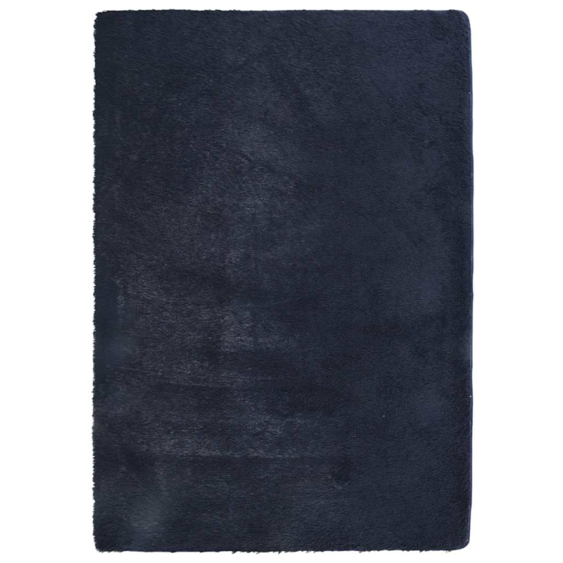 Teppich Shaggy Hochflor NAVARRA Marineblau 120x170 cm Polyester