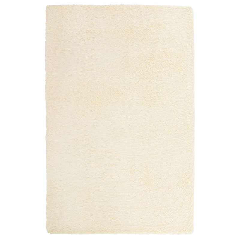 Teppich Shaggy Hochflor NAVARRA Creme 130x200 cm Polyester