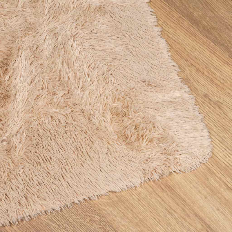 Teppich Shaggy Hochflor NAVARRA Beige 200x290 cm Polyester