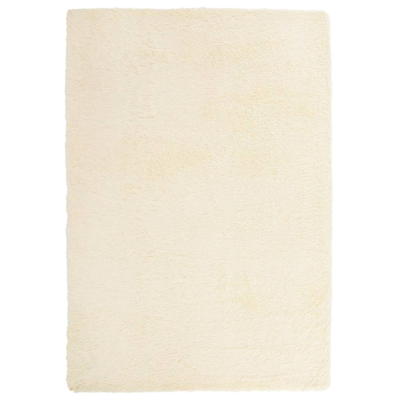 Teppich Shaggy Hochflor NAVARRA Creme 200x290 cm Polyester