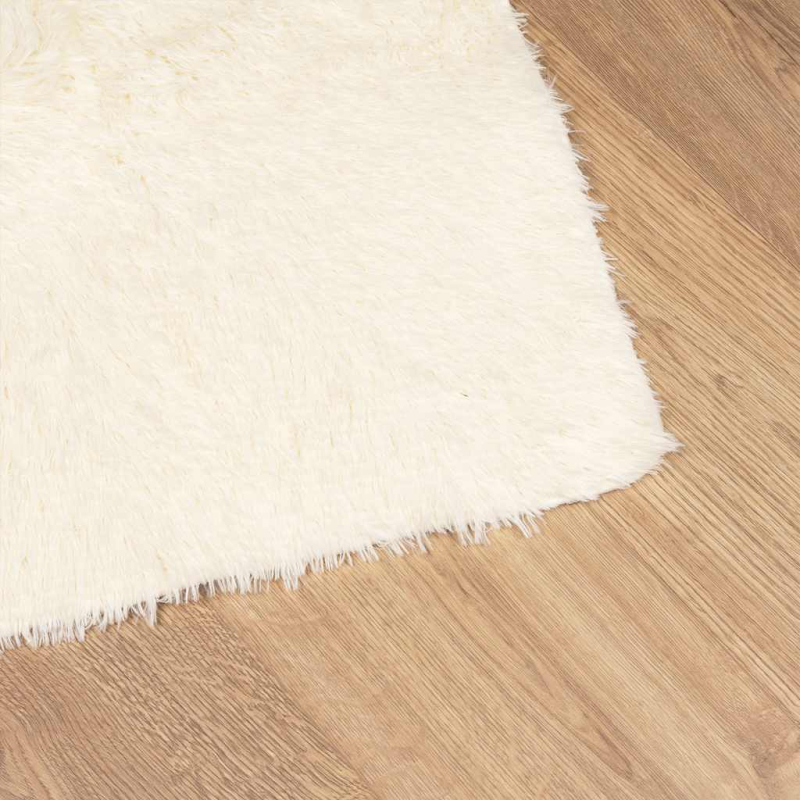 Teppich Shaggy Hochflor NAVARRA Creme 200x290 cm Polyester