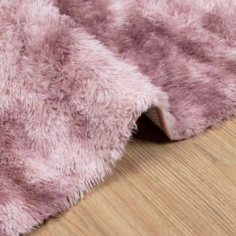 Teppich Shaggy Hochflor NAVARRA Altrosa 200x290 cm Polyester