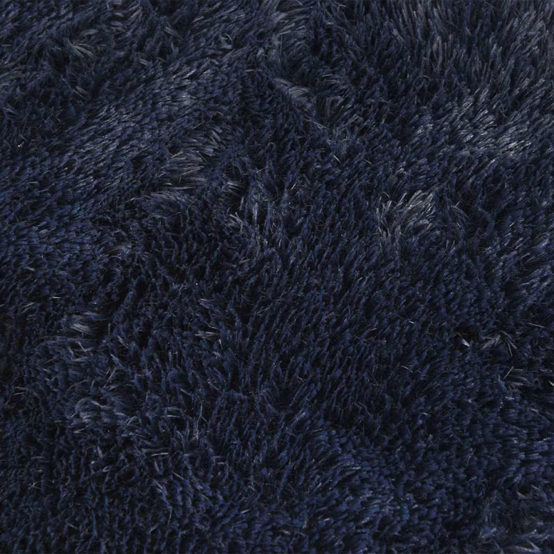 Teppich Shaggy Hochflor NAVARRA Marineblau 240x340 cm Polyester