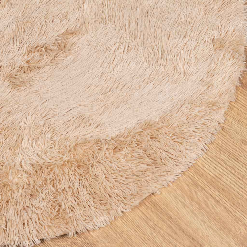 Teppich Shaggy Hochflor NAVARRA Beige 300x200 cm Polyester