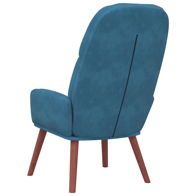 Relaxsessel Blau Samt