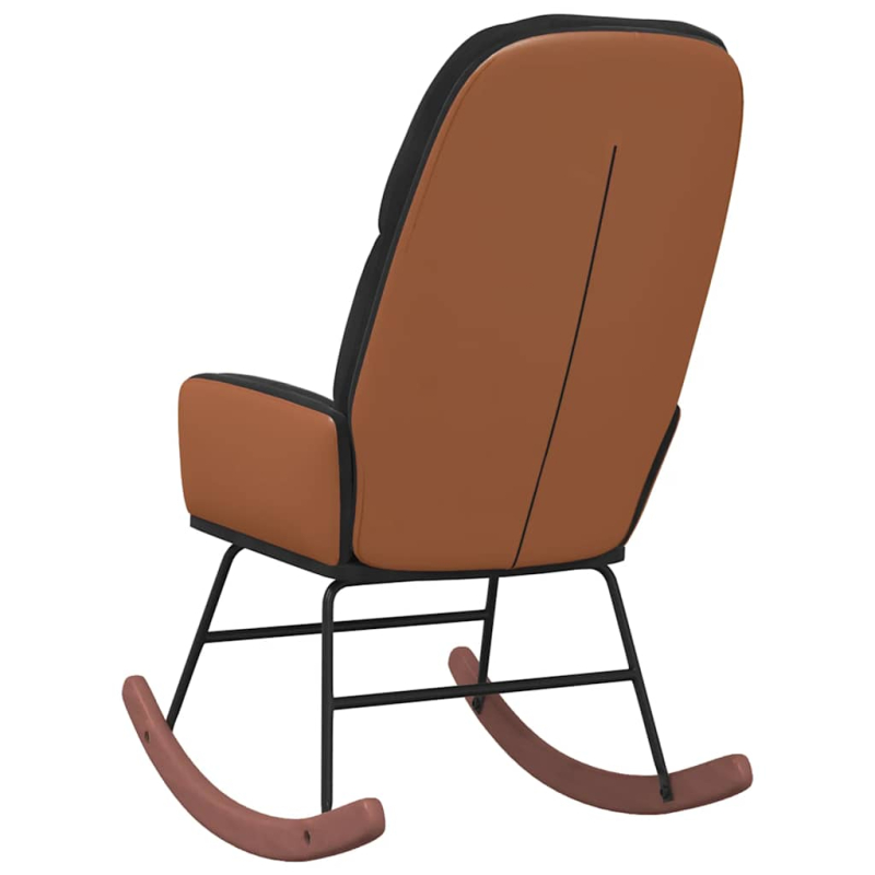Schaukelstuhl Schwarz Samt