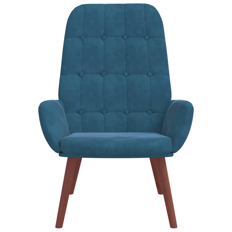 Relaxsessel Blau Samt