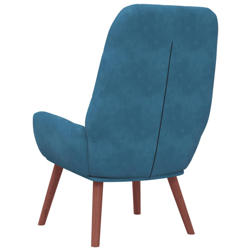 Relaxsessel Blau Samt
