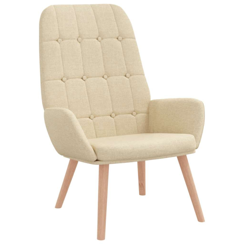 Relaxsessel Creme Stoff