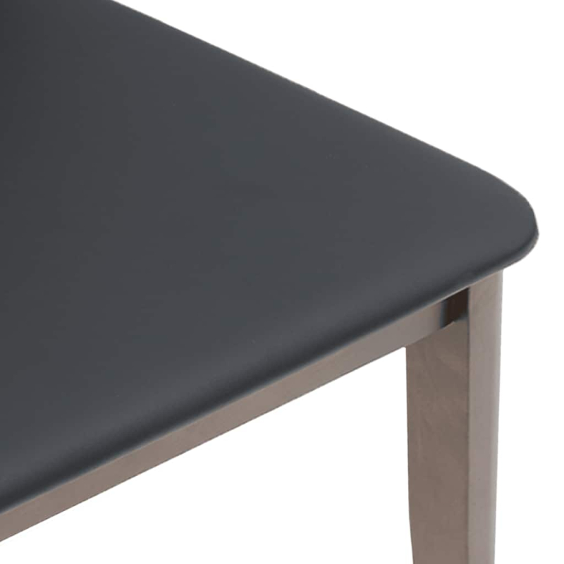 Esszimmerstühle mit Kissen 2 Stk. Braun Massivholz Gummibaum