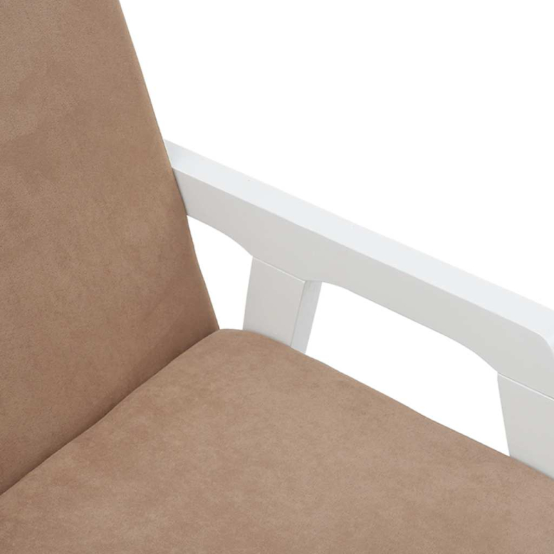 Esszimmerstühle mit Kissen 2 Stk. Weiß Massivholz Gummibaum