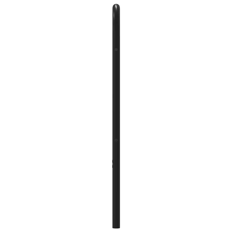 Kopfteil Räuchereiche 80 cm Stahl und Holzwerkstoff
