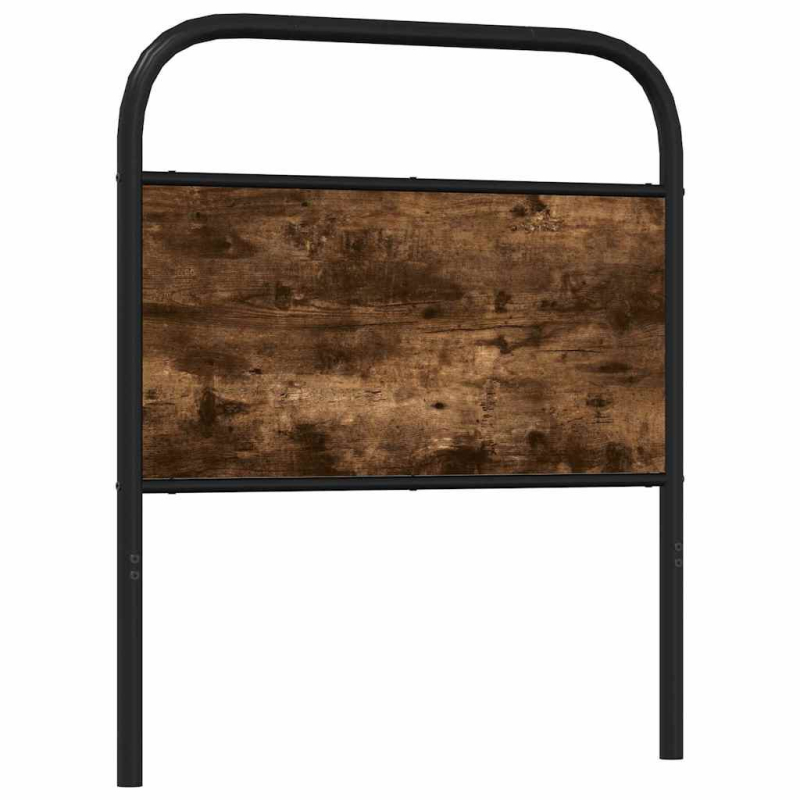 Kopfteil Räuchereiche 80 cm Stahl und Holzwerkstoff