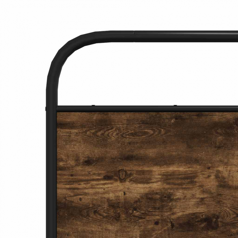 Kopfteil Räuchereiche 150 cm Stahl und Holzwerkstoff