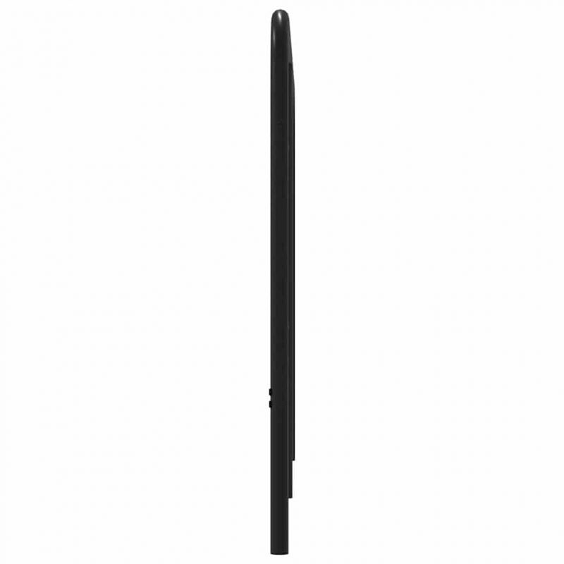 Kopfteil Räuchereiche 190 cm Stahl und Holzwerkstoff