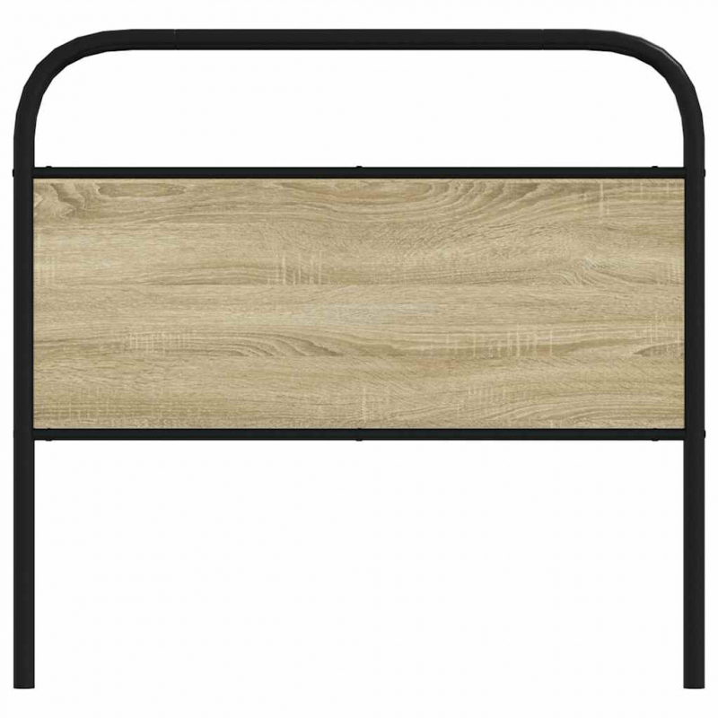 Kopfteil Sonoma-Eiche 107 cm Stahl und Holzwerkstoff