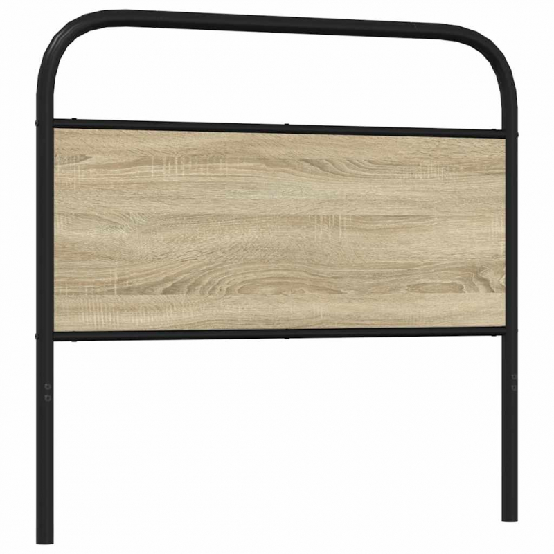 Kopfteil Sonoma-Eiche 107 cm Stahl und Holzwerkstoff