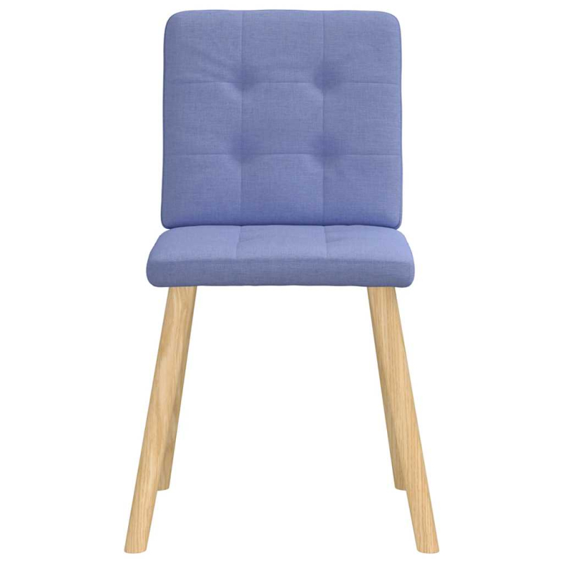Esszimmerstühle 4 Stk. Jeansblau Stoff
