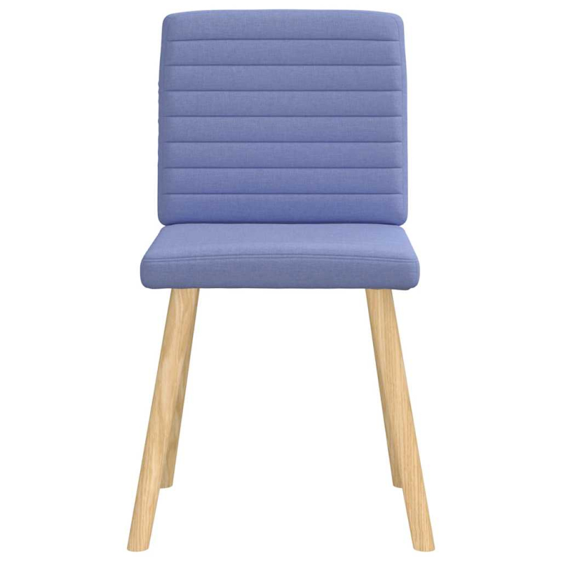 Esszimmerstühle 4 Stk. Jeansblau Stoff