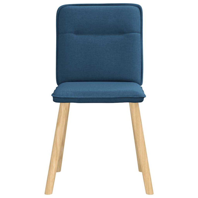 Esszimmerstühle 4 Stk. Blau Stoff