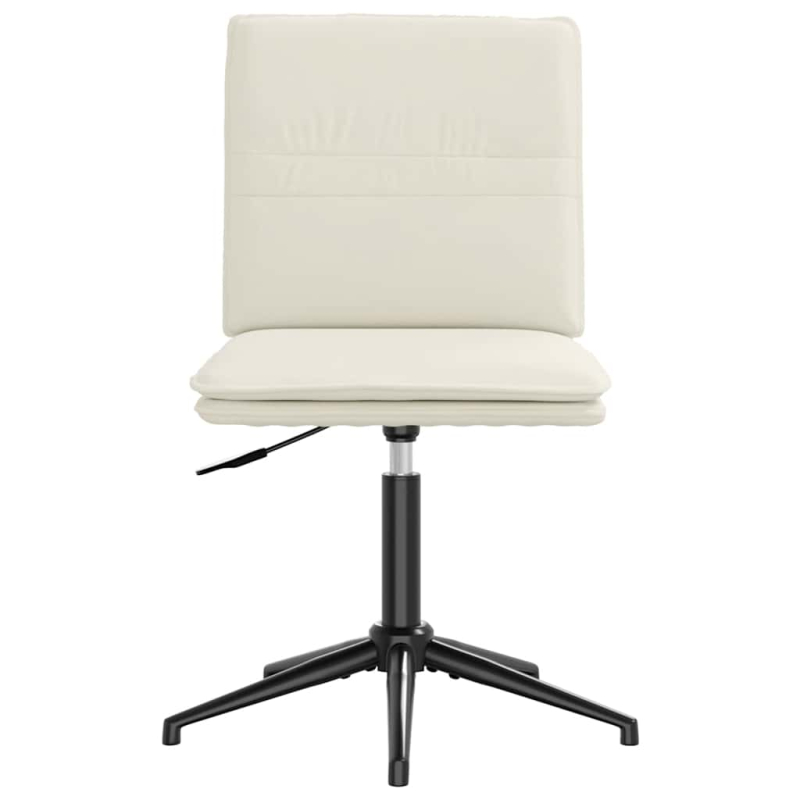 Esszimmerstühle 2 Stk. Creme Samt