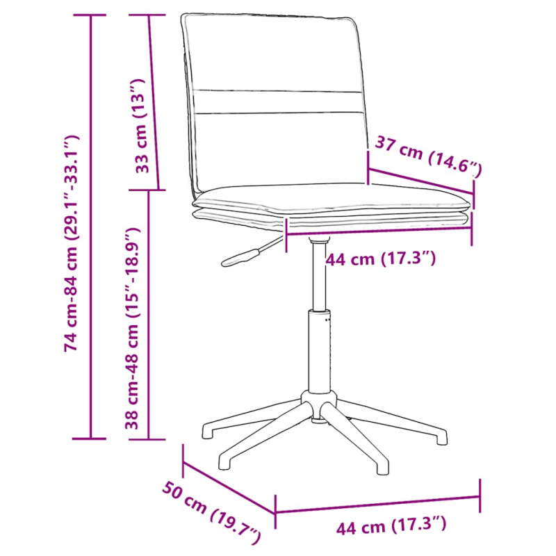 Esszimmerstühle 2 Stk. Creme Samt