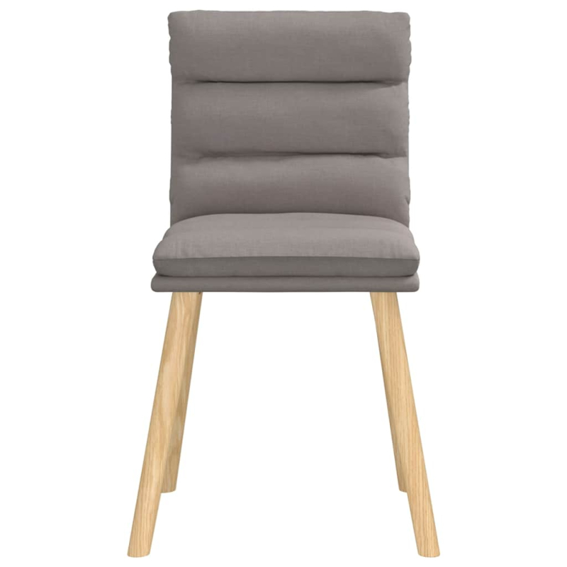 Esszimmerstühle 4 Stk. Taupe Stoff