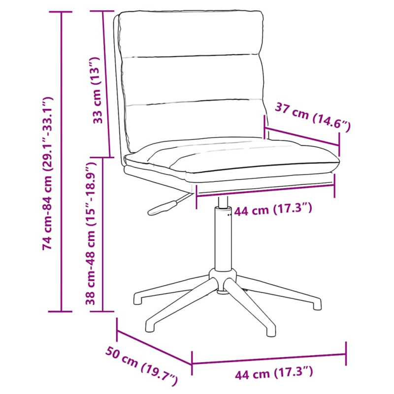 Esszimmerstühle 2 Stk. Glänzend Braun Kunstleder