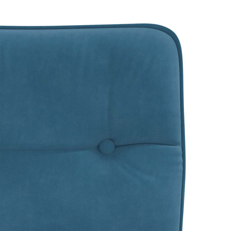 Esszimmerstühle 4 Stk. Blau Samt