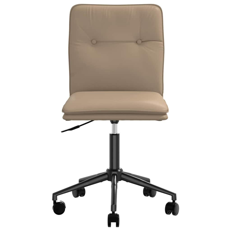 Esszimmerstühle 2 Stk. Cappuccino-Braun Kunstleder