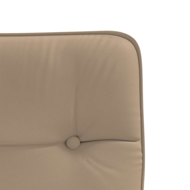 Esszimmerstühle 2 Stk. Cappuccino-Braun Kunstleder