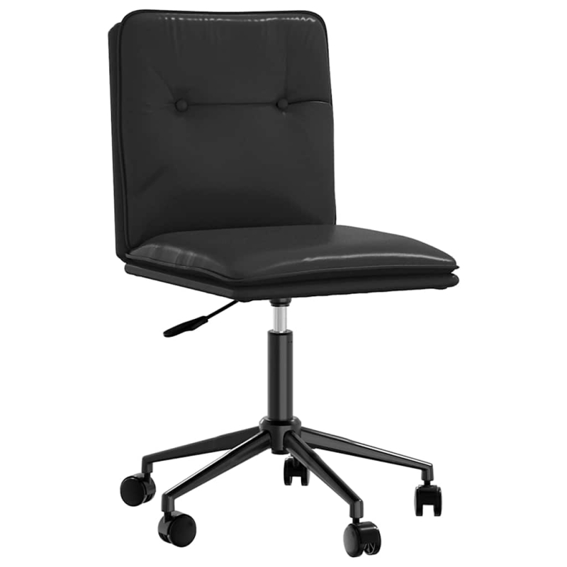 Esszimmerstühle 2 Stk. Schwarz Kunstleder