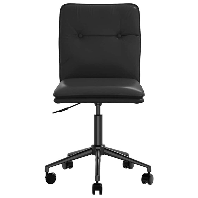 Esszimmerstühle 2 Stk. Schwarz Kunstleder