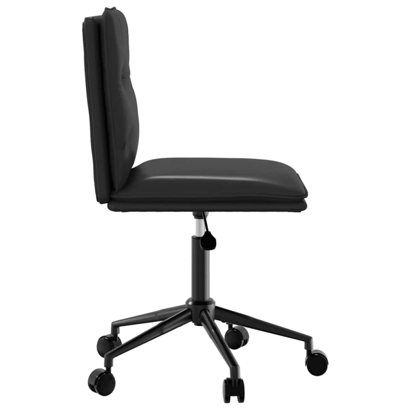Esszimmerstühle 2 Stk. Schwarz Kunstleder