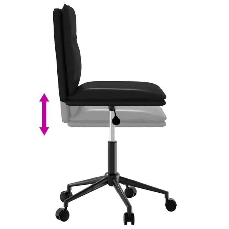 Esszimmerstühle 2 Stk. Schwarz Kunstleder