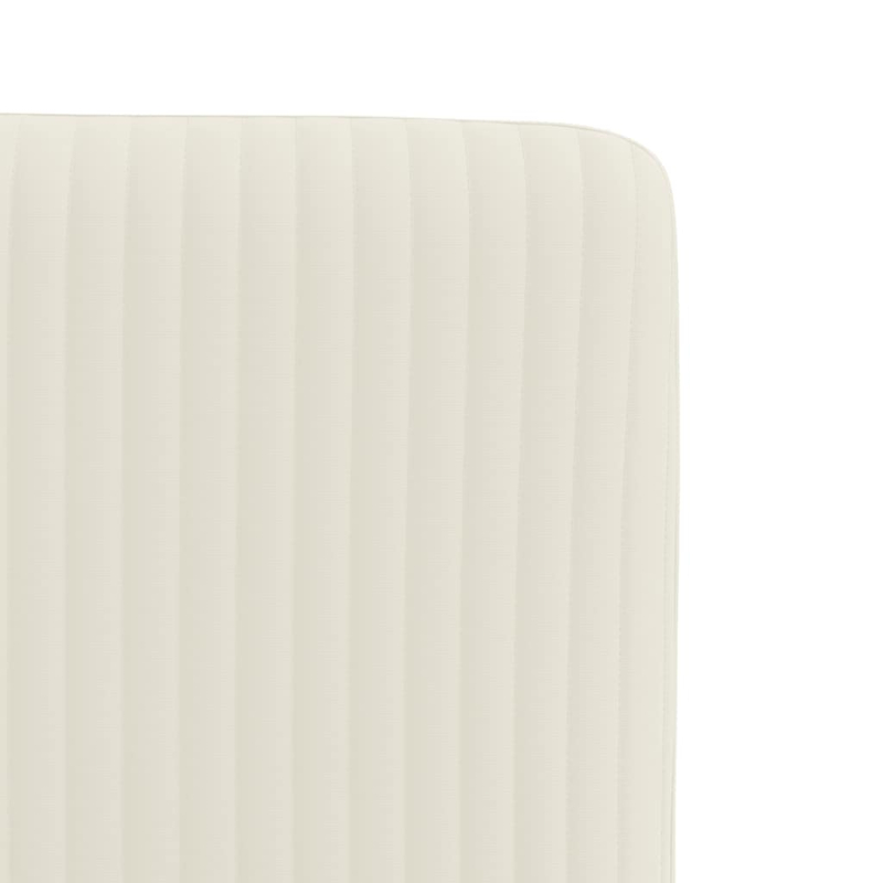 Esszimmerstühle 6 Stk. Creme Samt