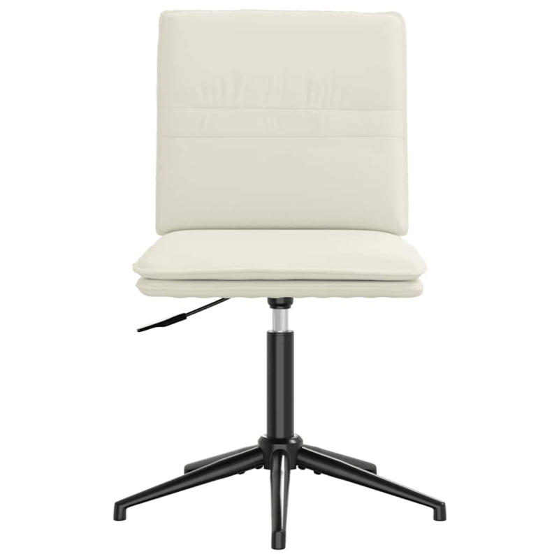 Esszimmerstühle 4 Stk. Creme Samt