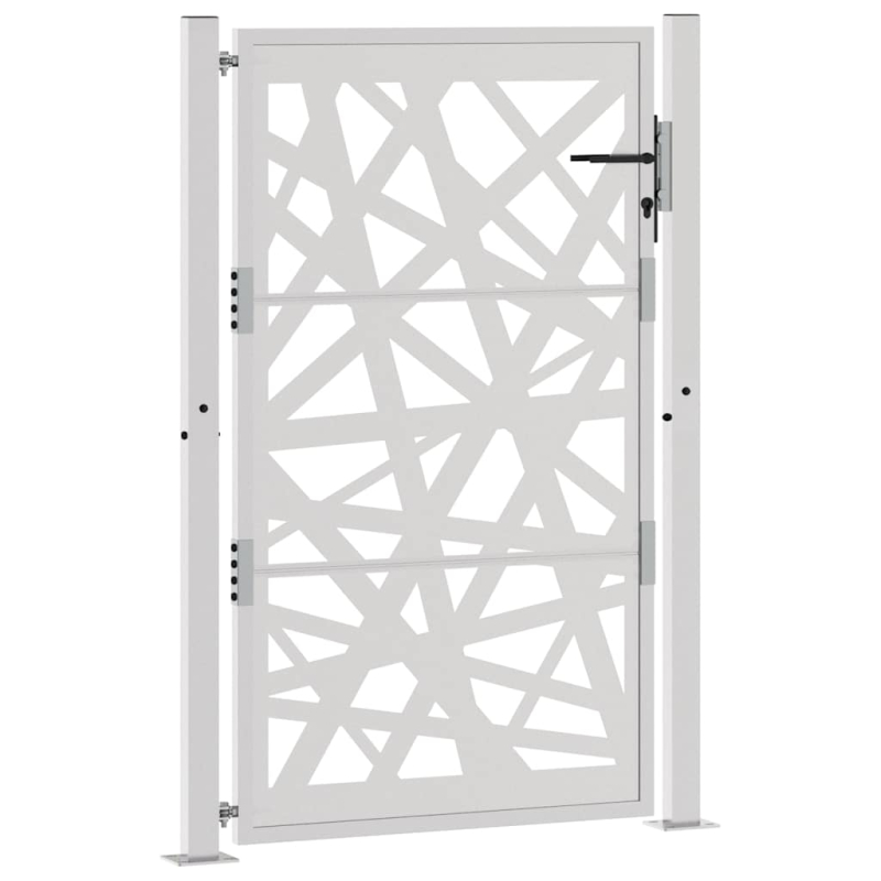 Gartentor 105x155 cm Wetterfester Stahl Lichtdesign