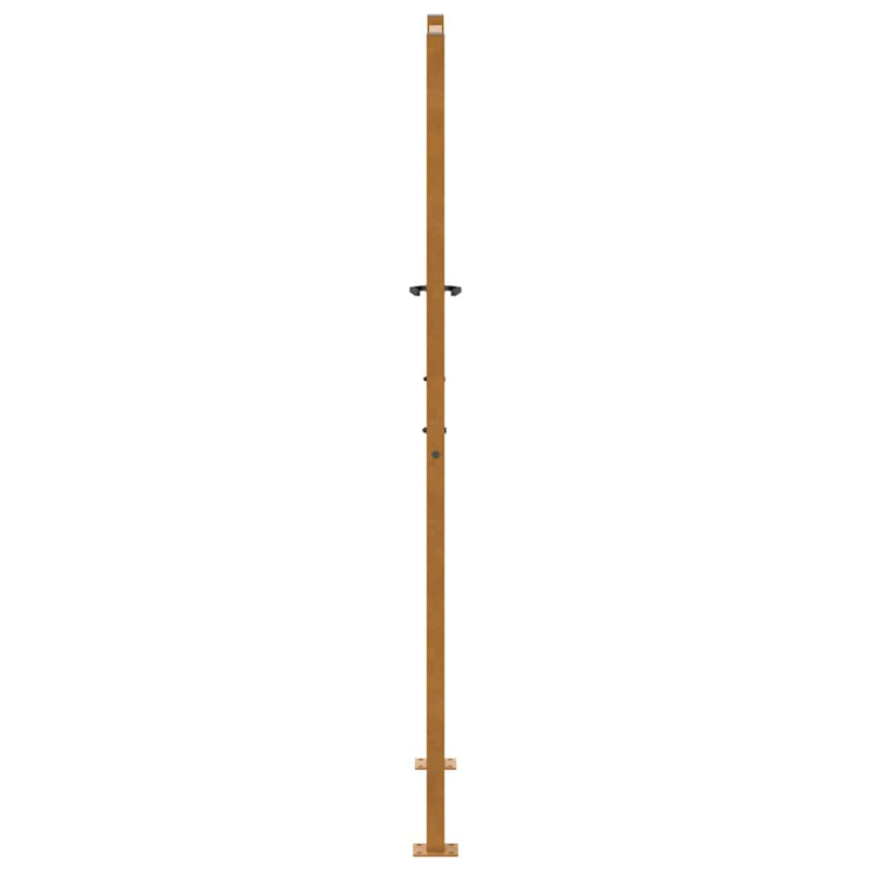 Gartentor 105x180 cm Wetterfester Stahl Lichtdesign